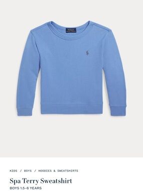 Polo by Ralph Lauren Light Blue Crewneck Sweatshirt